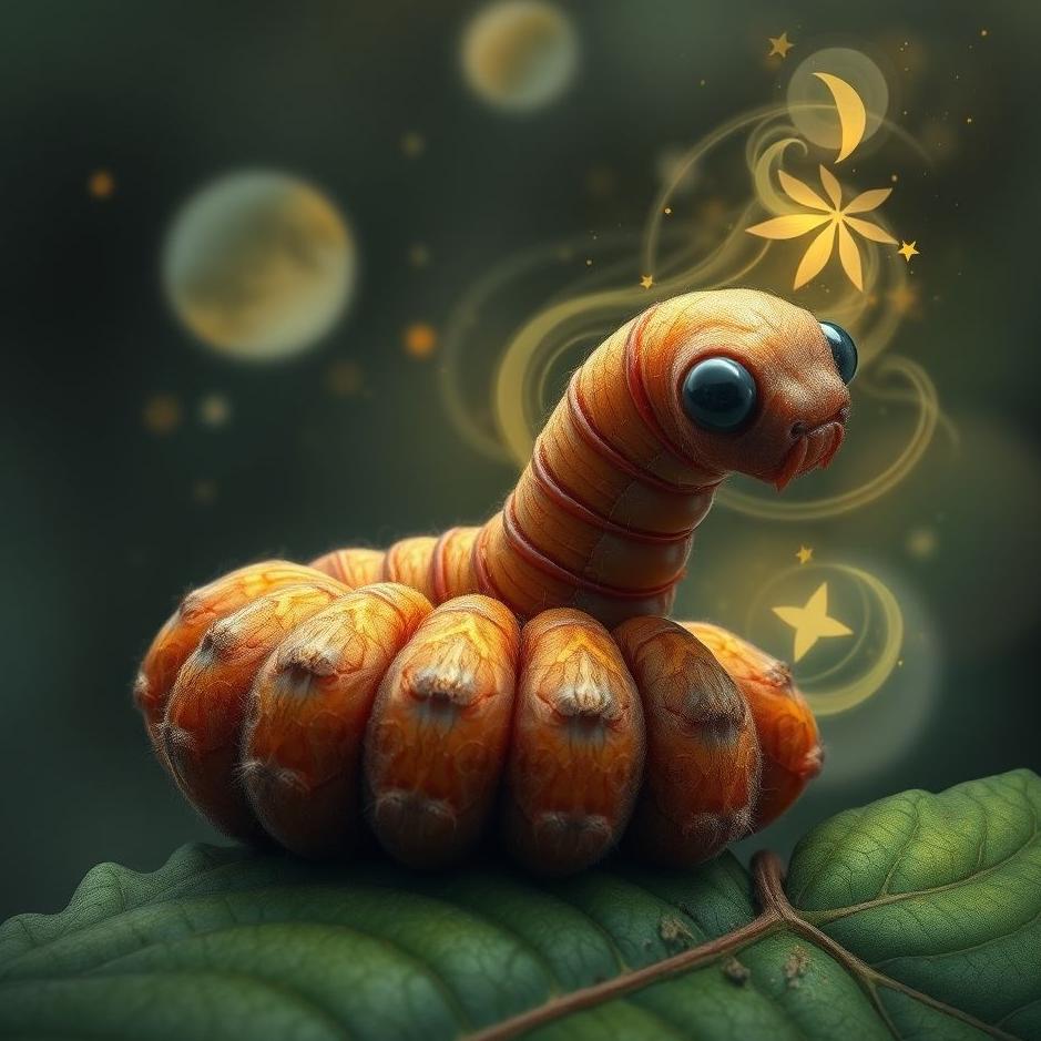 Dream : Black fruit worm in a dream