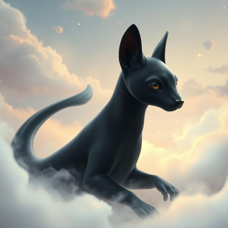 Dream : Black-furred animal in a dream