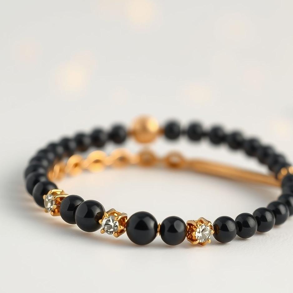 Dream : Black gold bracelet in a dream