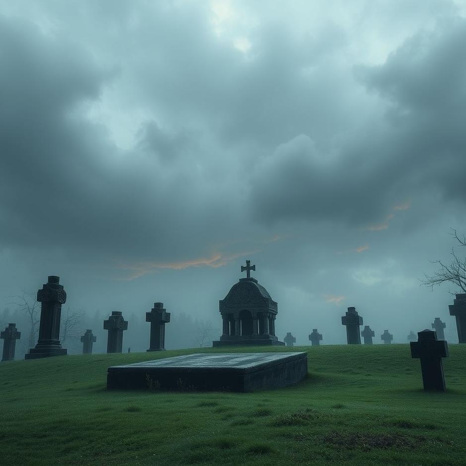 Dream : Black grave in a dream