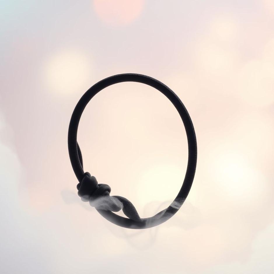 Dream : Black hair elastic in a dream