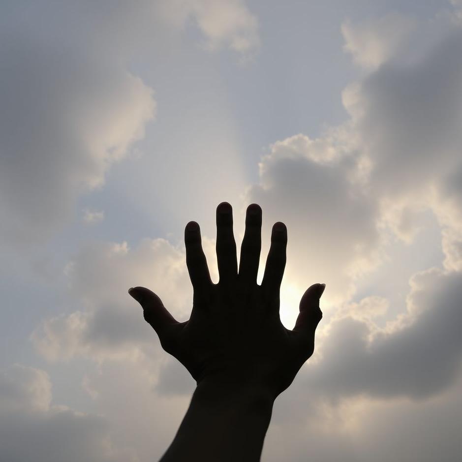 Dream : Black hand in a dream