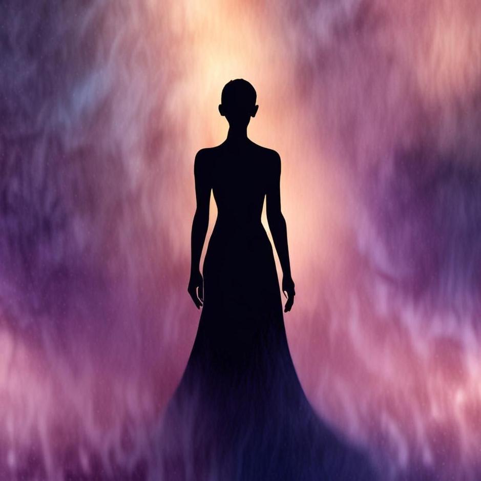 Dream : Black human shadow in a dream