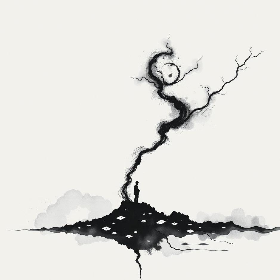 Dream : Black ink in a dream