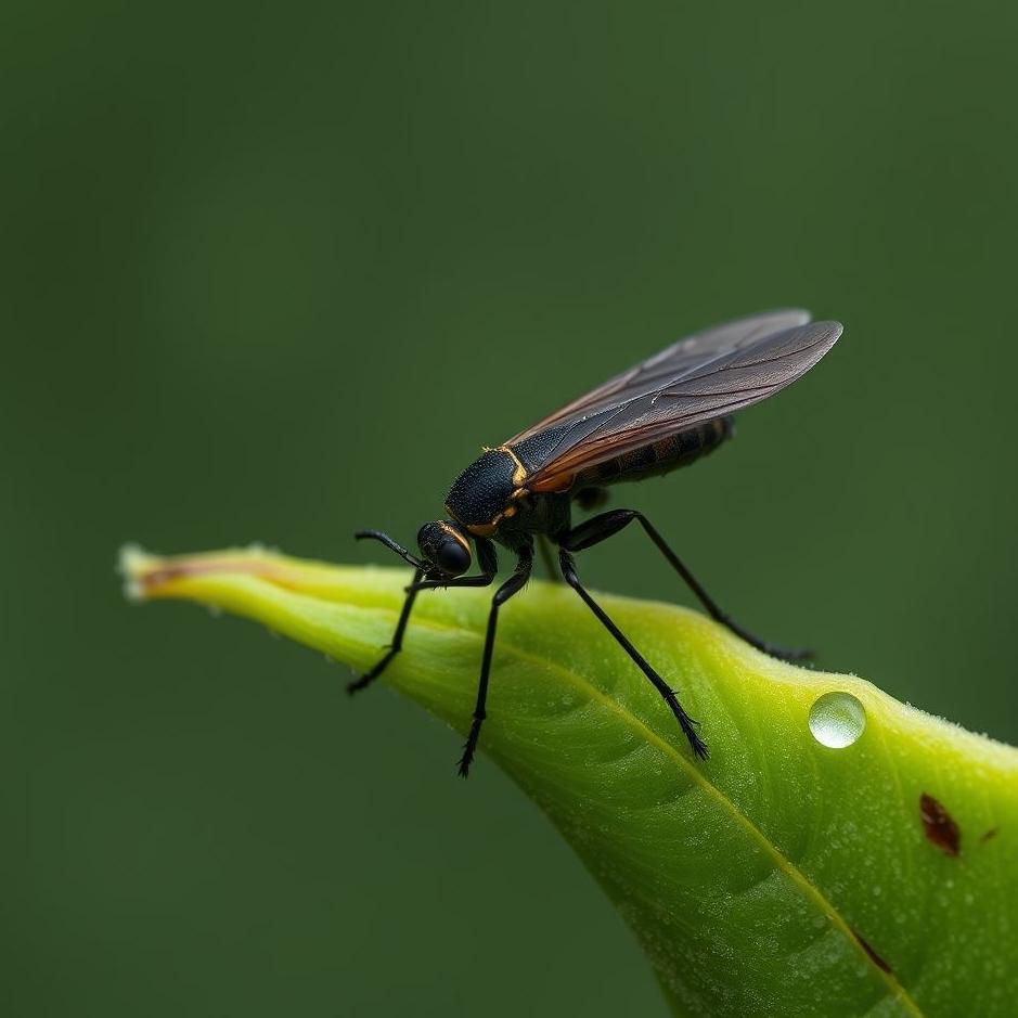 Dream : Black insect bite in a dream