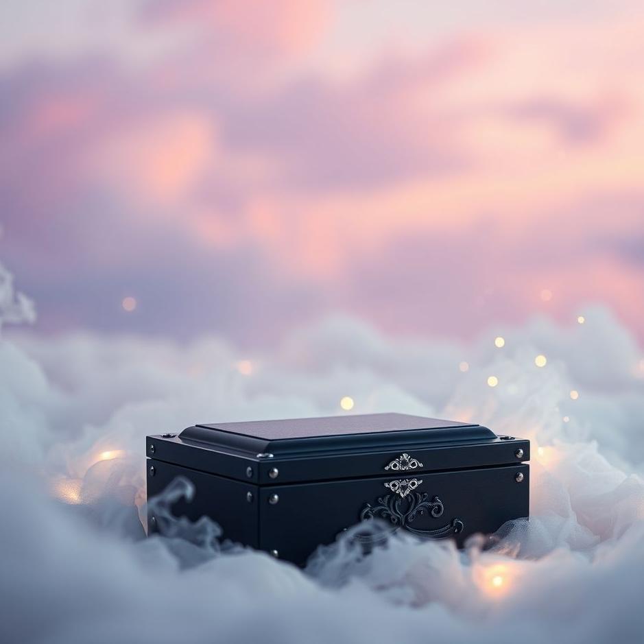 Dream : Black jewelry box in a dream