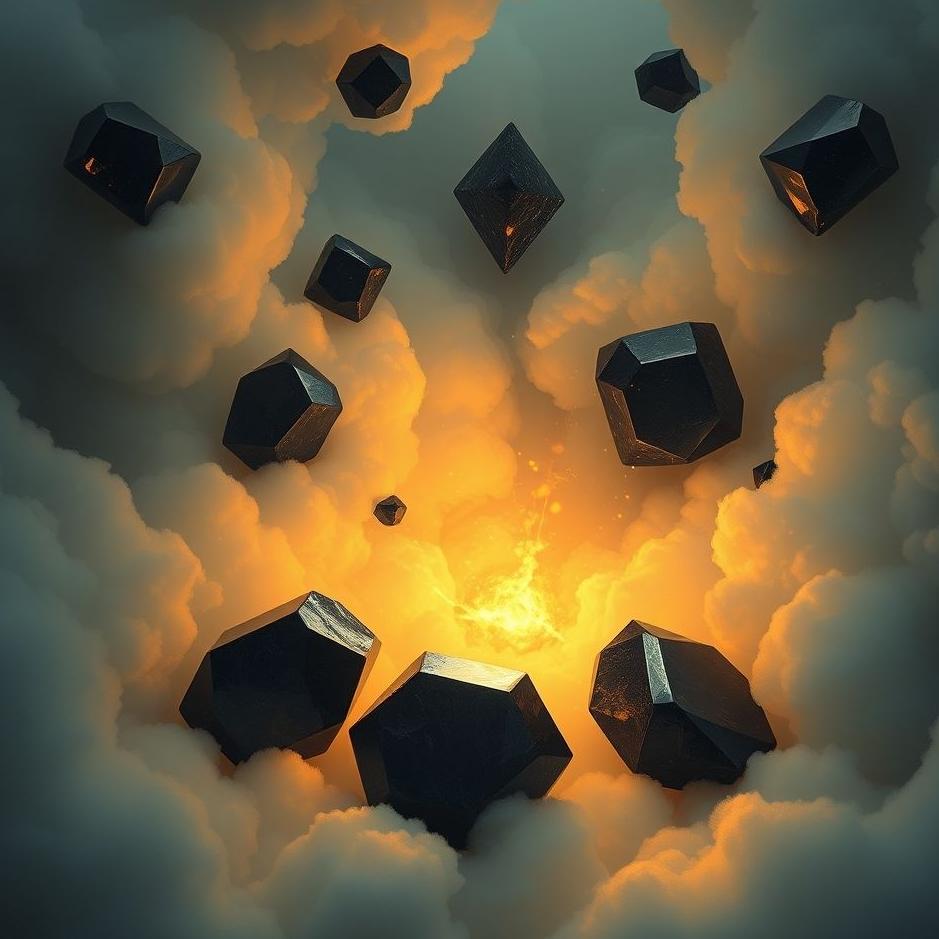 Dream : Black jewels in a dream