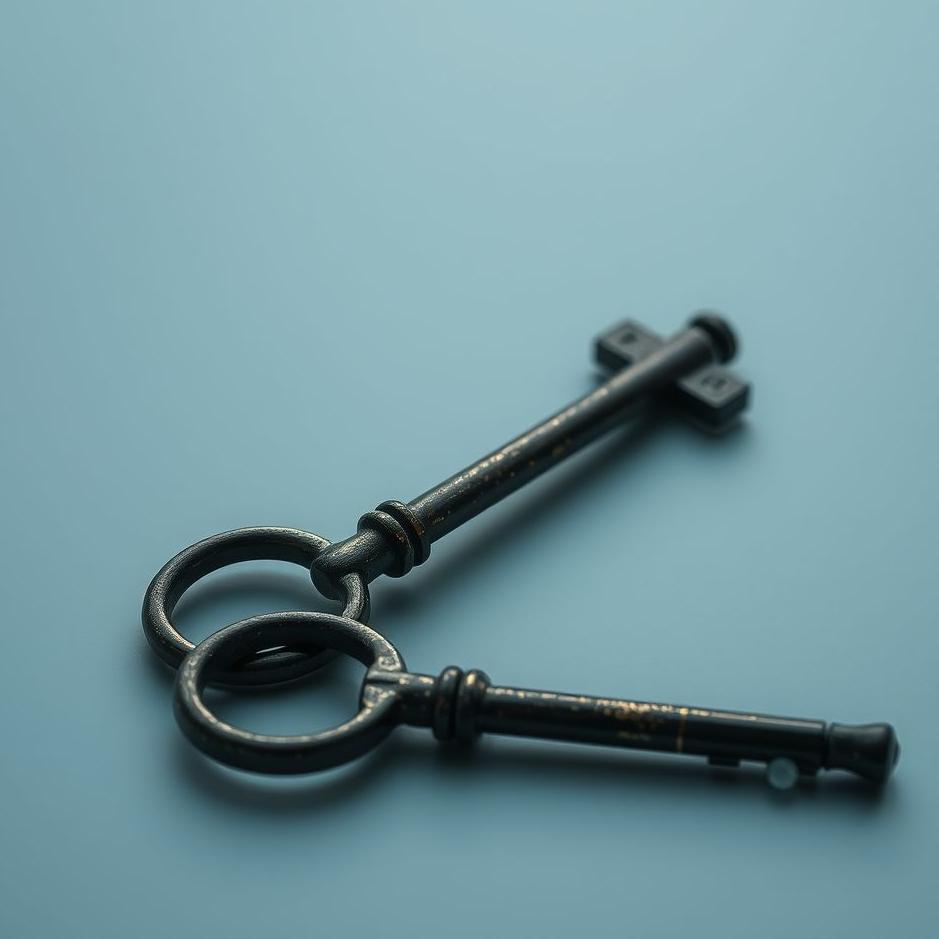 Dream : Black key in a dream