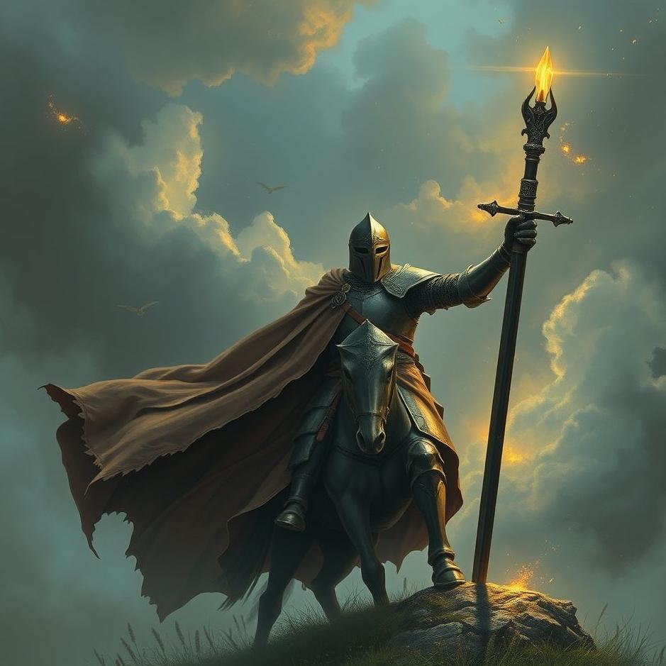 Dream : Black knight in a dream