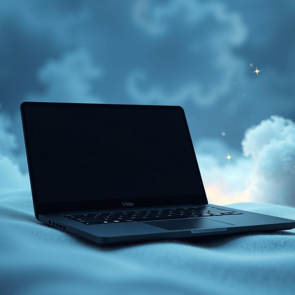 Dream : Black laptop in a dream