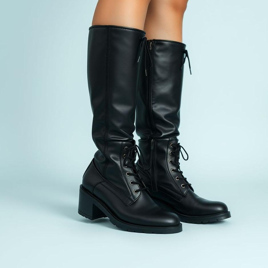 Dream : Black leather boots in a dream