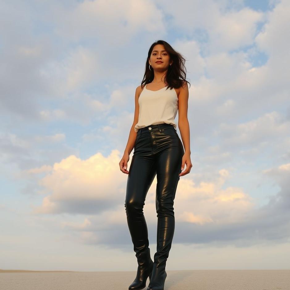 Dream : Black leather pants in a dream