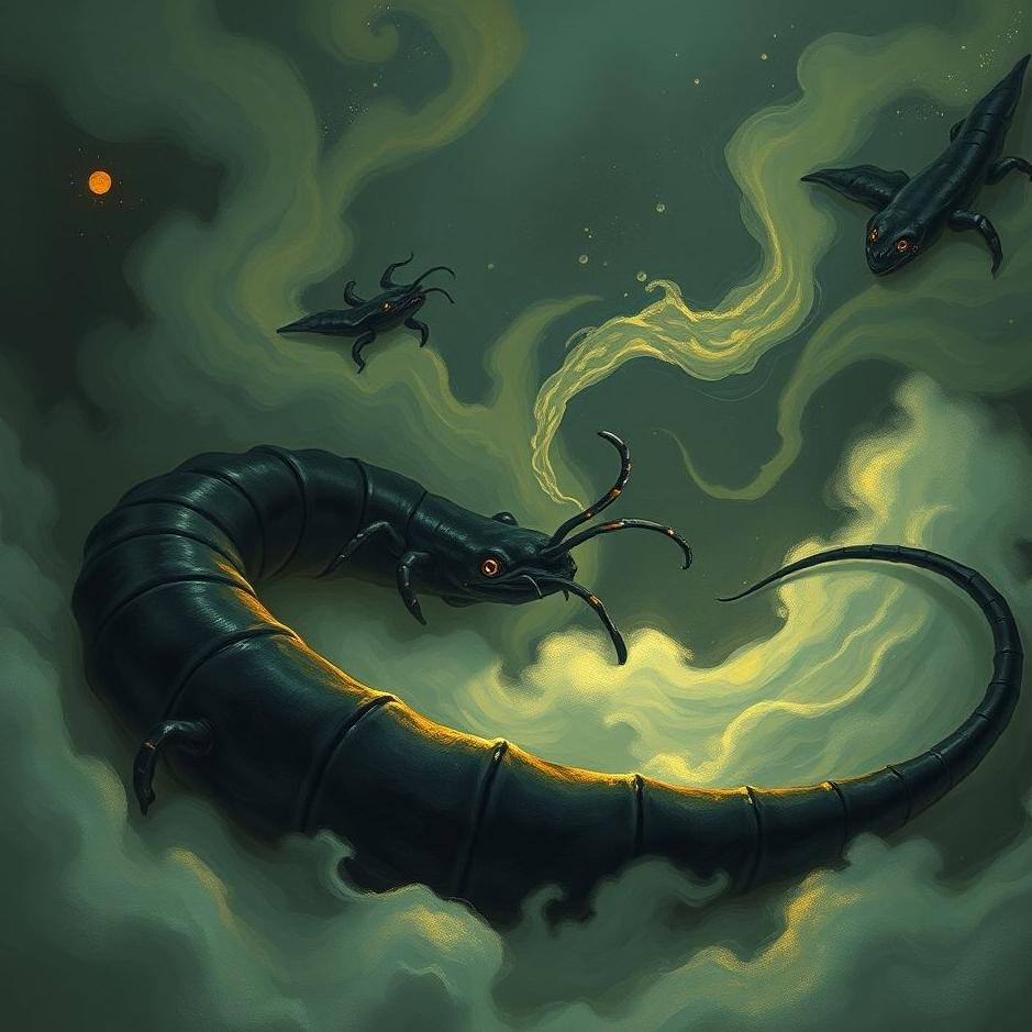 Dream : Black leech in a dream
