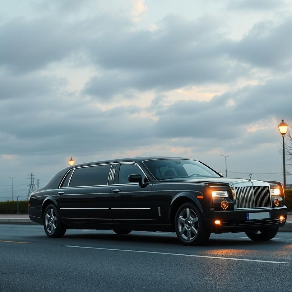 Dream : Black limousine in a dream