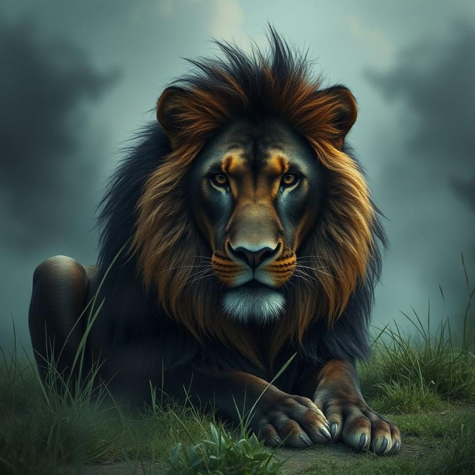 Dream : Black lioness in a dream