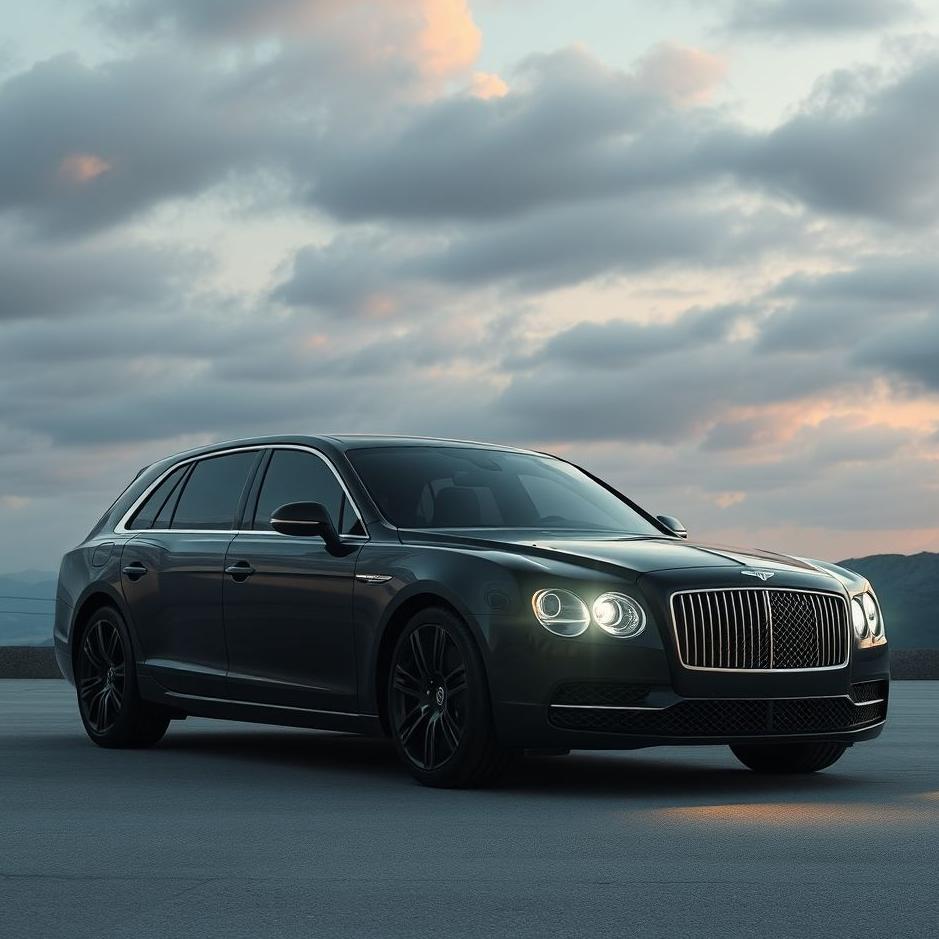 Dream : Black luxury vehicle in a dream