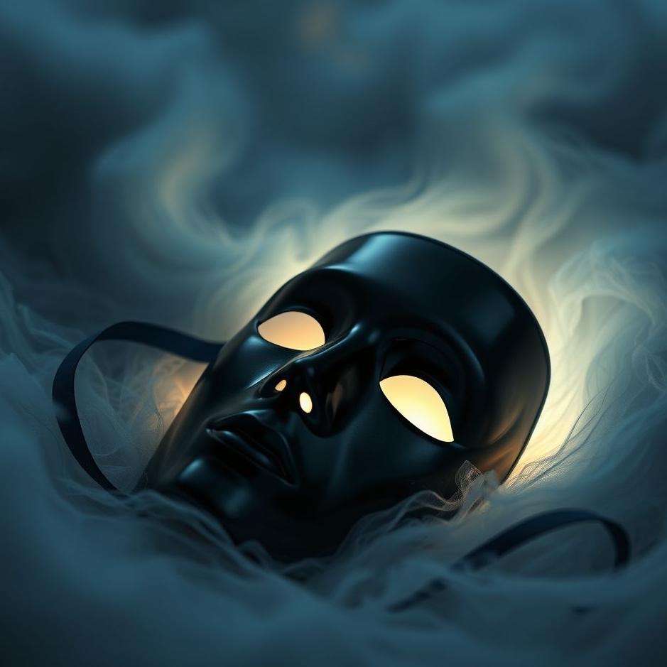 Dream : Black mask in a dream