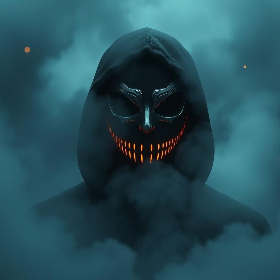 Dream : Black masked man in a dream