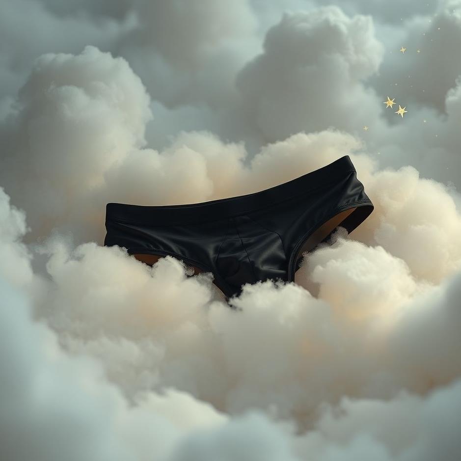 Dream : Black men's panties in a dream