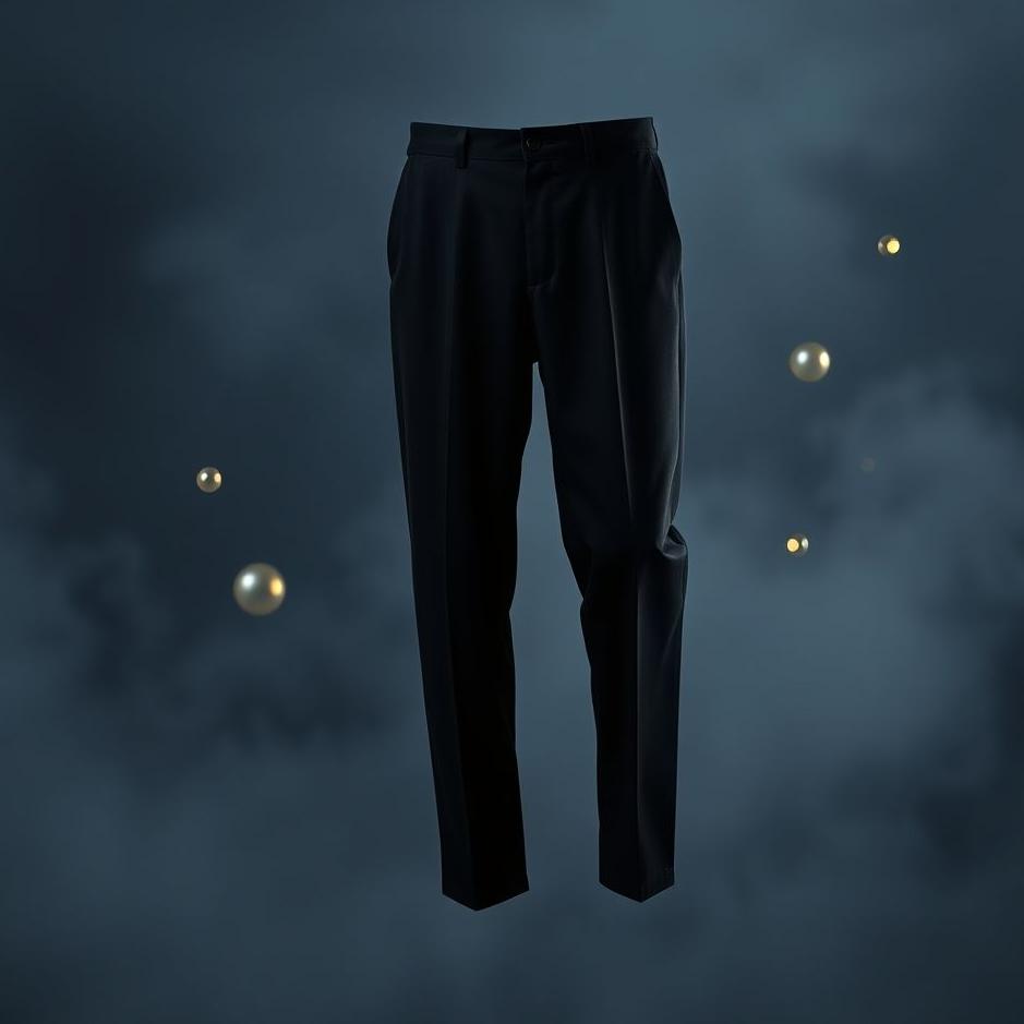 Dream : Black men's trousers in a dream
