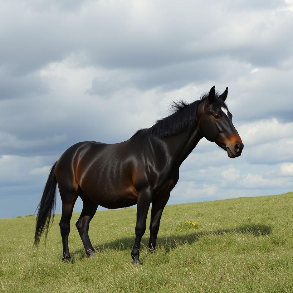 Dream : Black mule in a dream