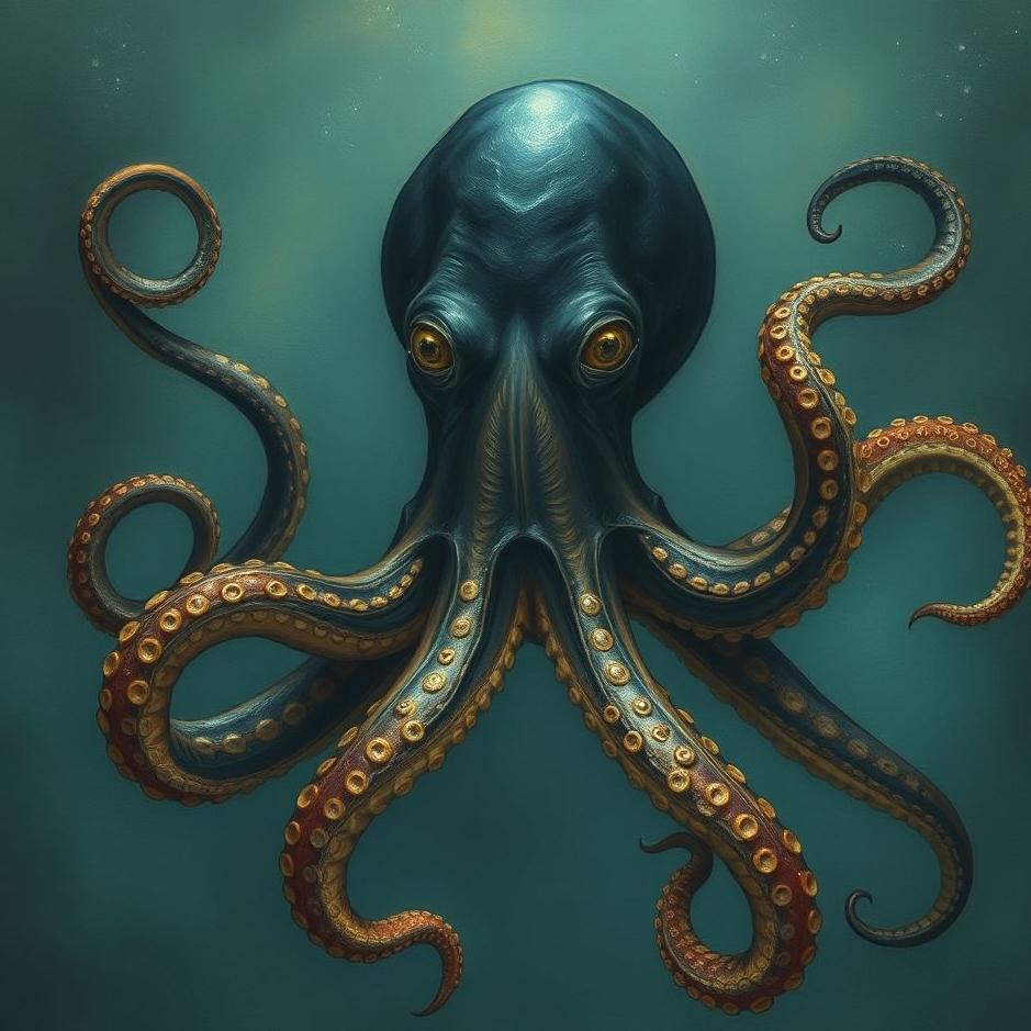 Dream : Black octopus in a dream