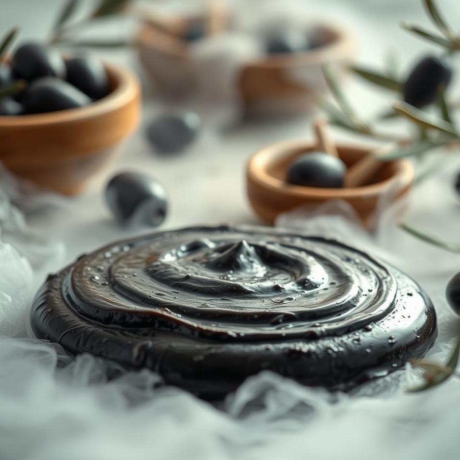 Dream : Black olive paste in a dream