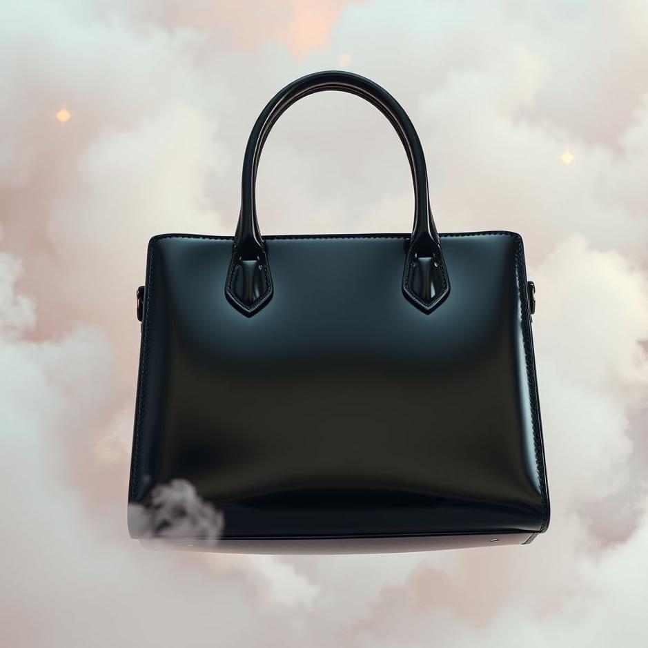 Dream : Black patent leather bag in a dream