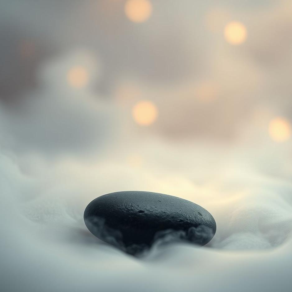 Dream : Black pebble in a dream