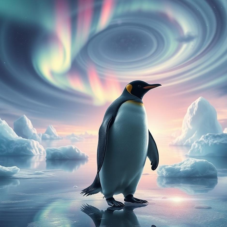 Dream : Black penguin in a dream