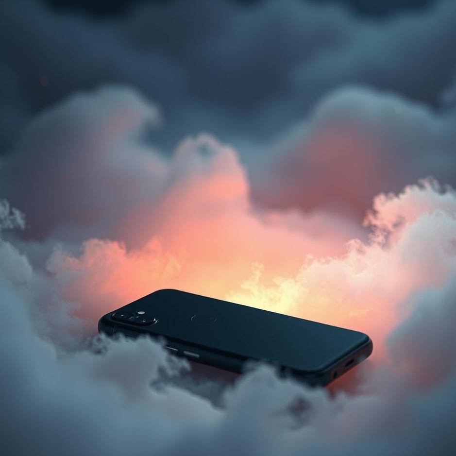 Dream : Black phone case in a dream