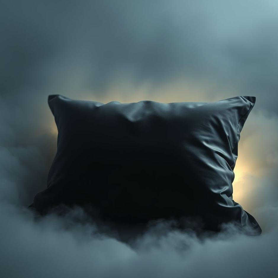 Dream : Black pillowcase in a dream