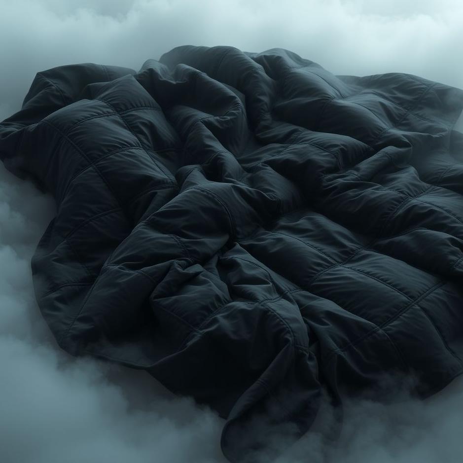 Dream : Black quilt in a dream