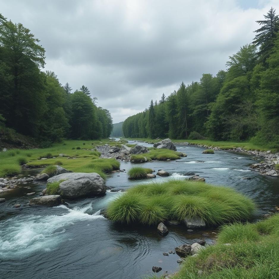 Dream : Black river in a dream