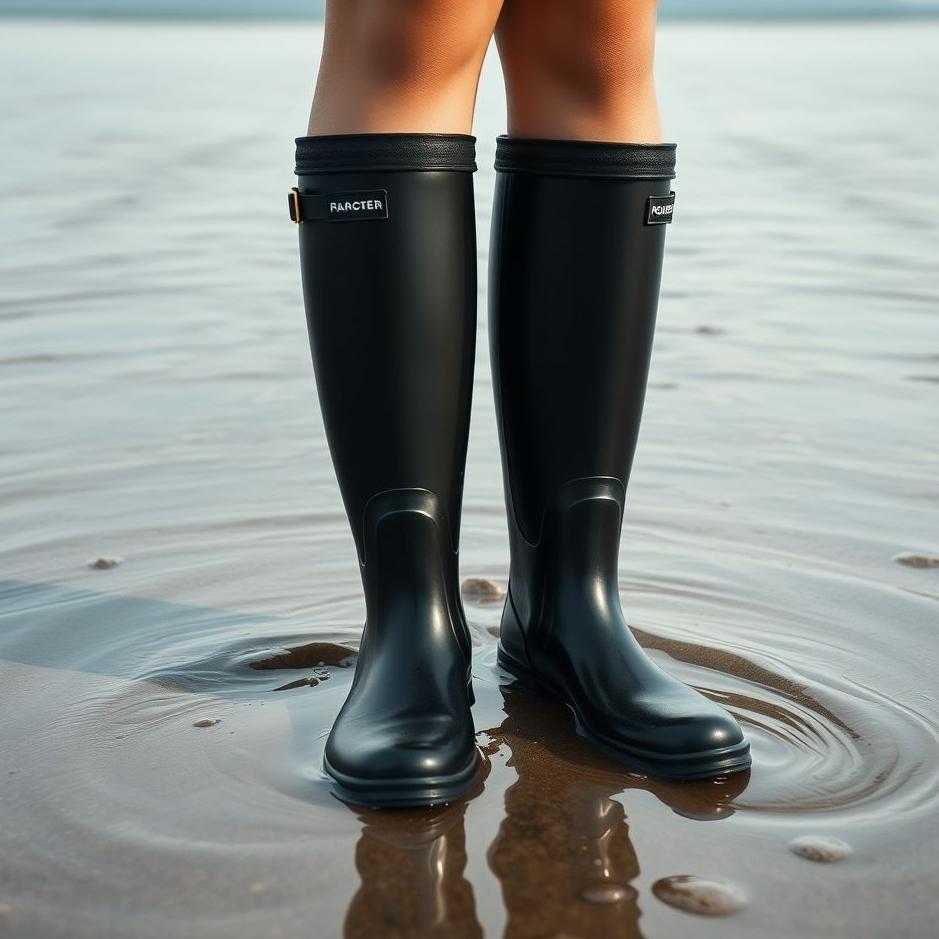 Dream : Black rubber boots in a dream