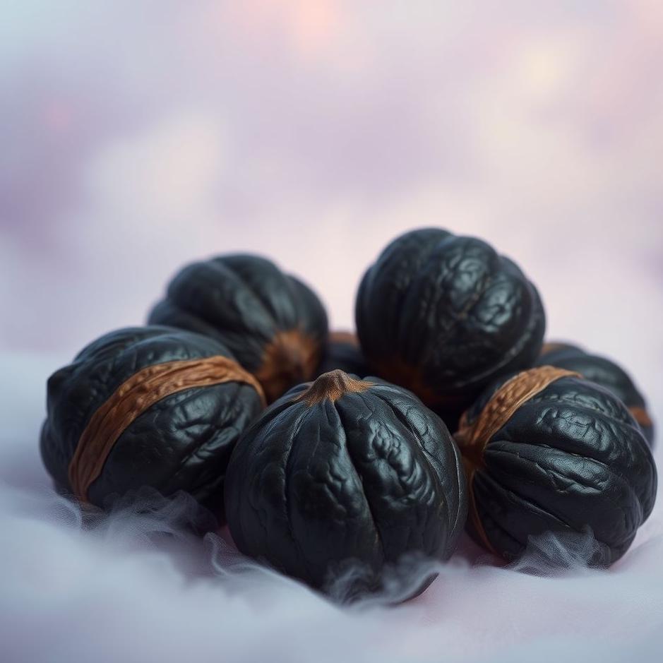 Dream : Black-shelled walnuts in a dream