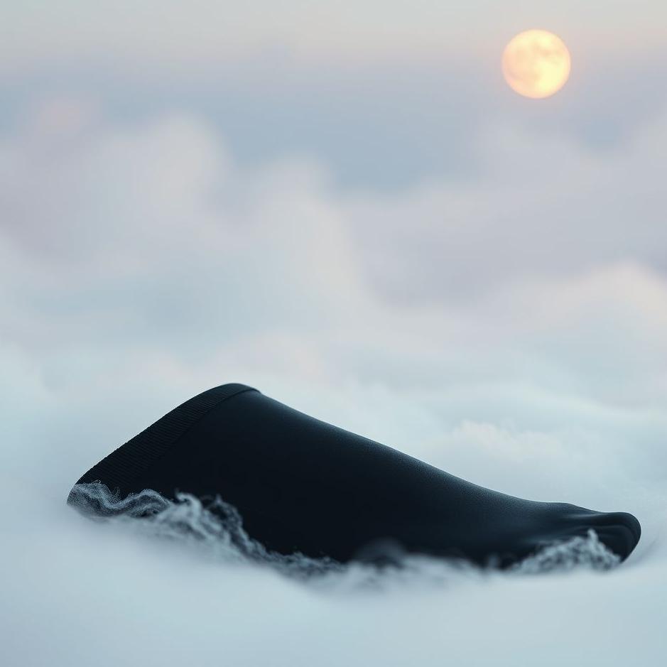 Dream : Black shiny socks in a dream