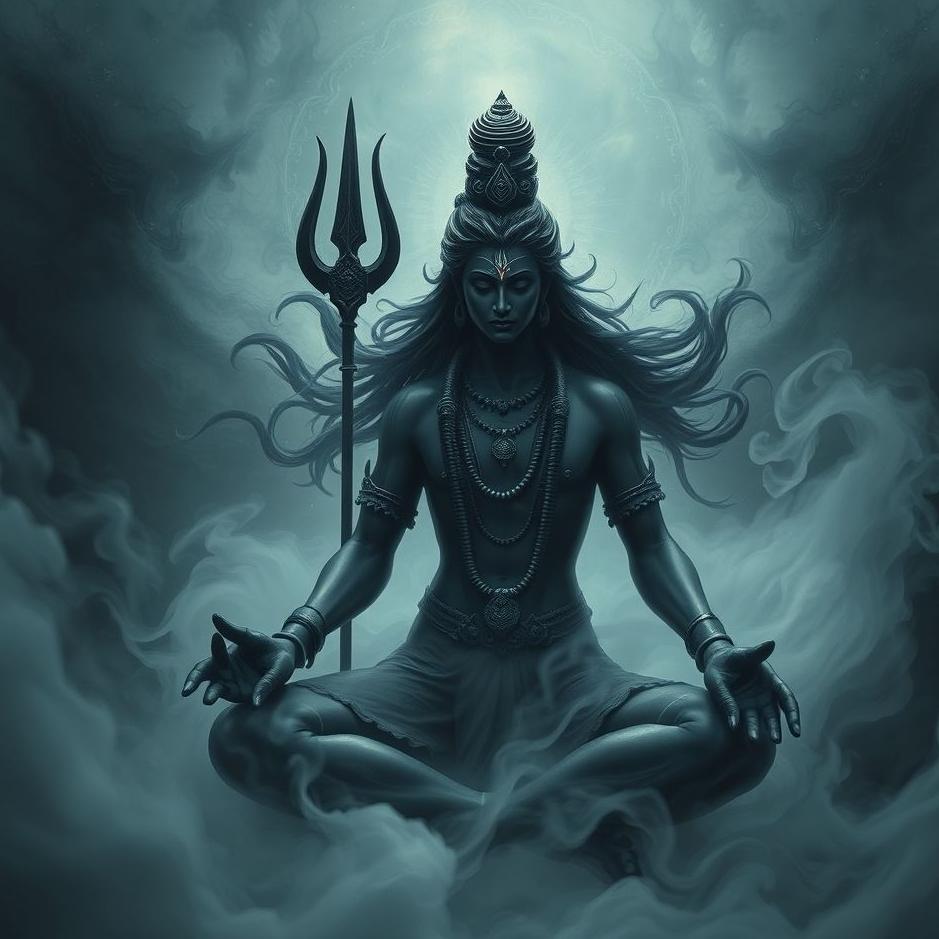 Dream : Black siva in a dream