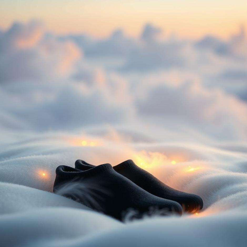 Dream : Black slipper socks in a dream