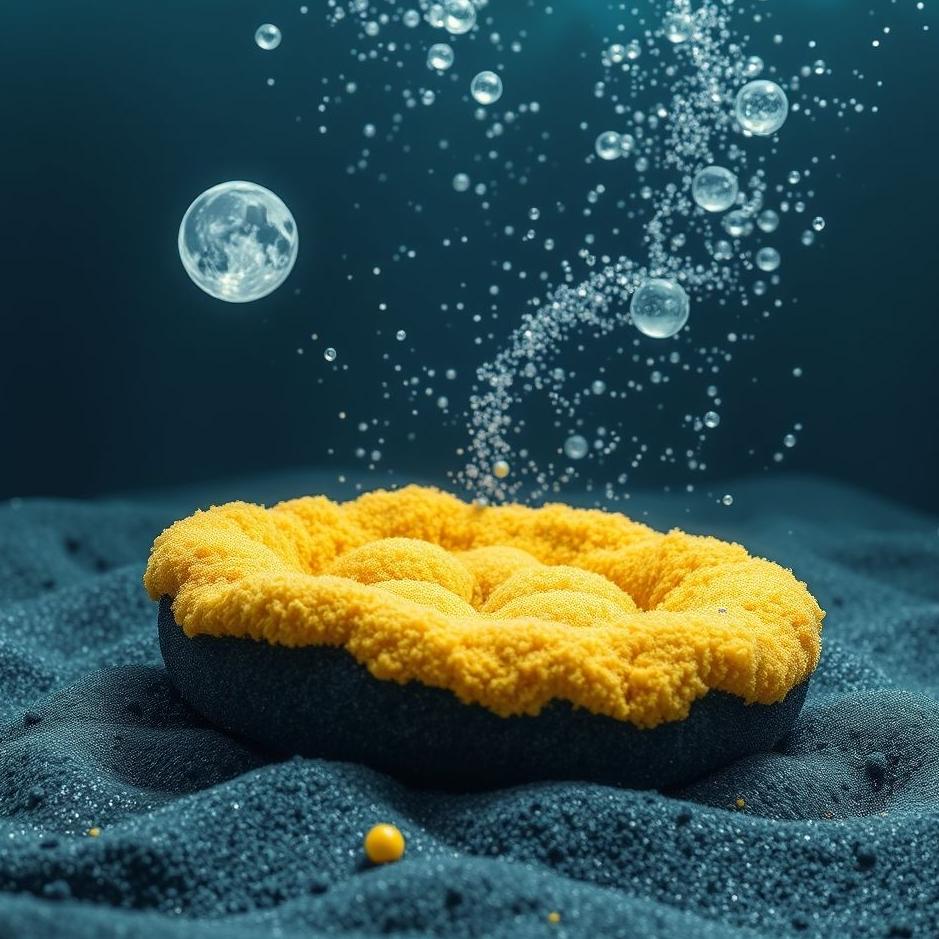 Dream : Black sponge in a dream