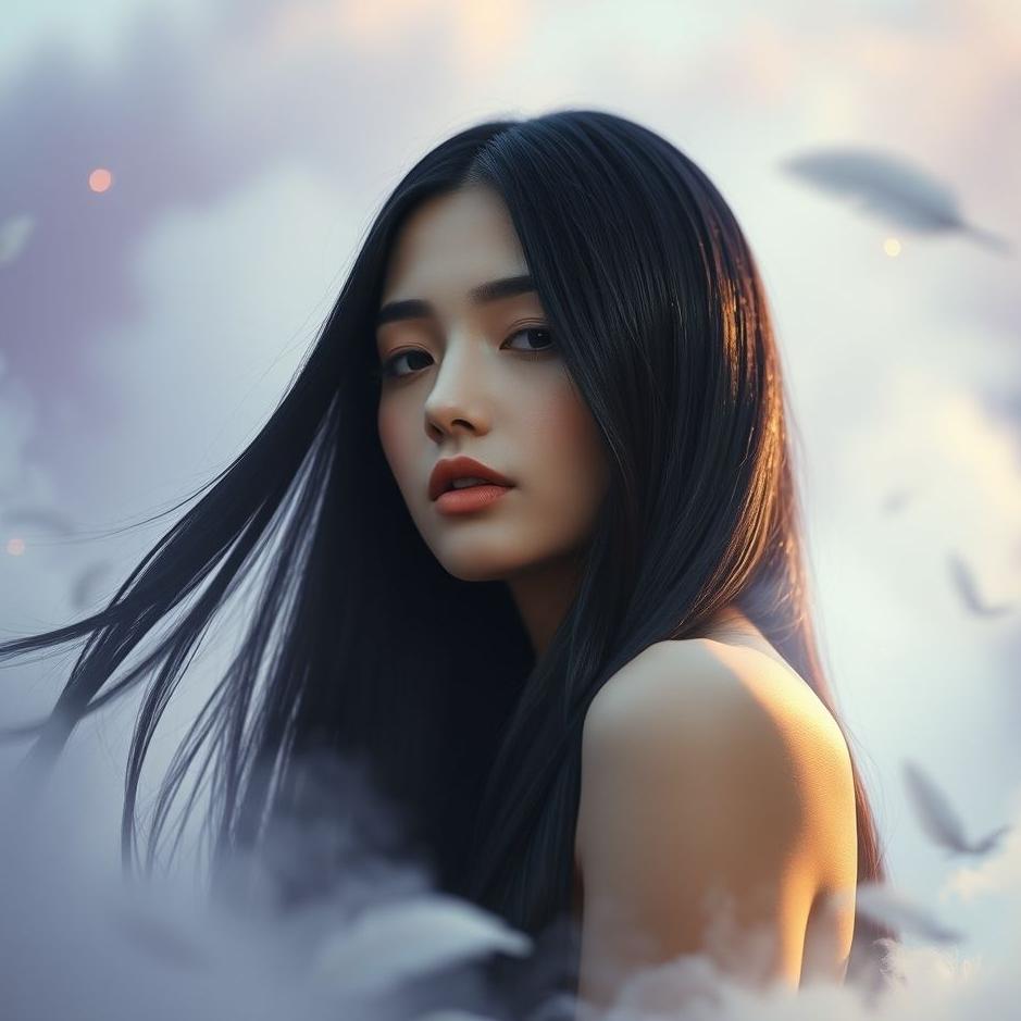 Dream : Black straight hair in a dream