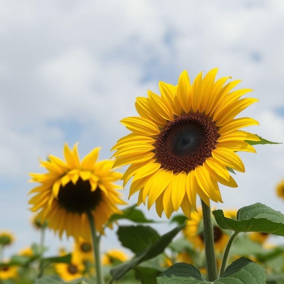 Dream : Black sunflower in a dream
