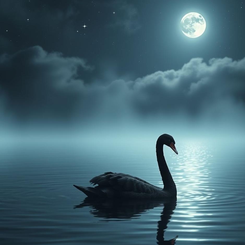Dream : Black swan in a dream