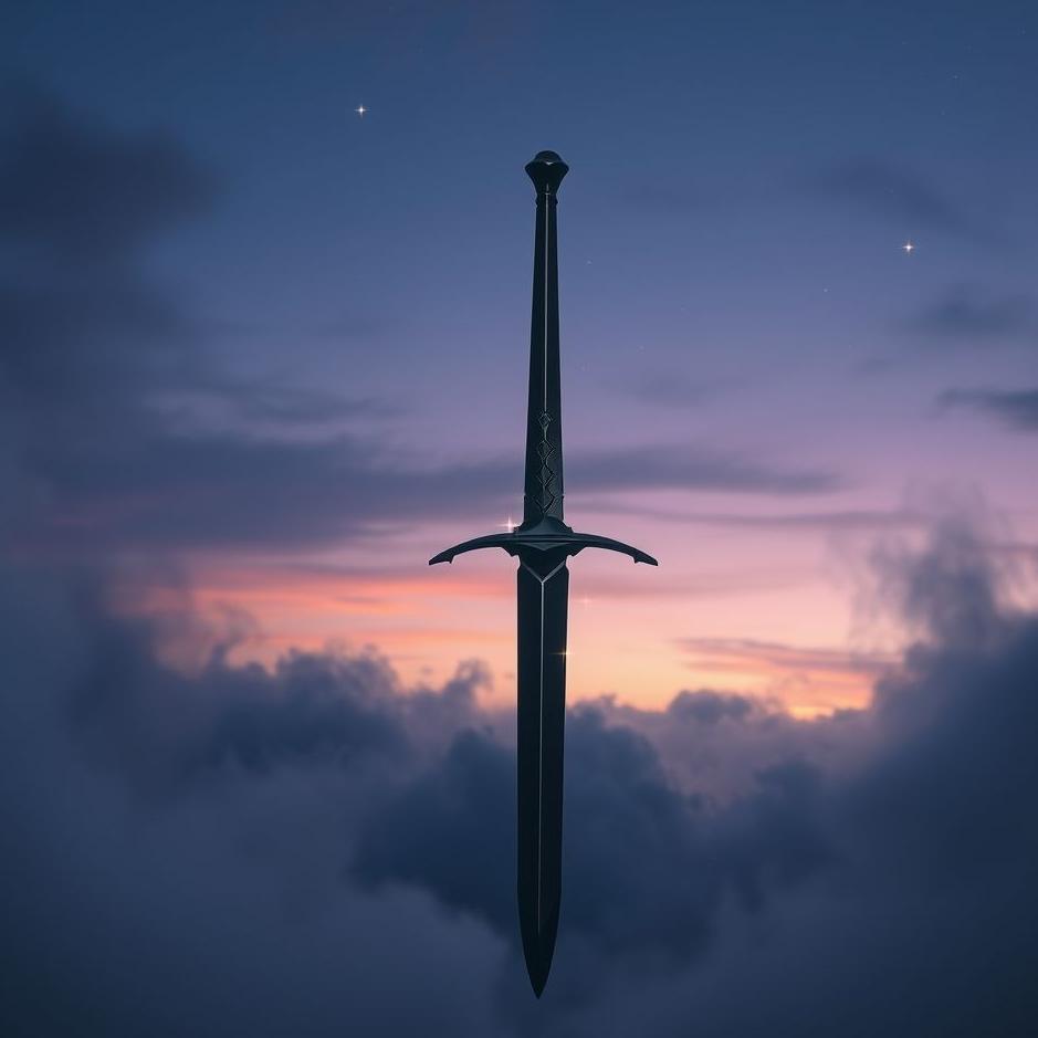 Dream : Black sword in a dream