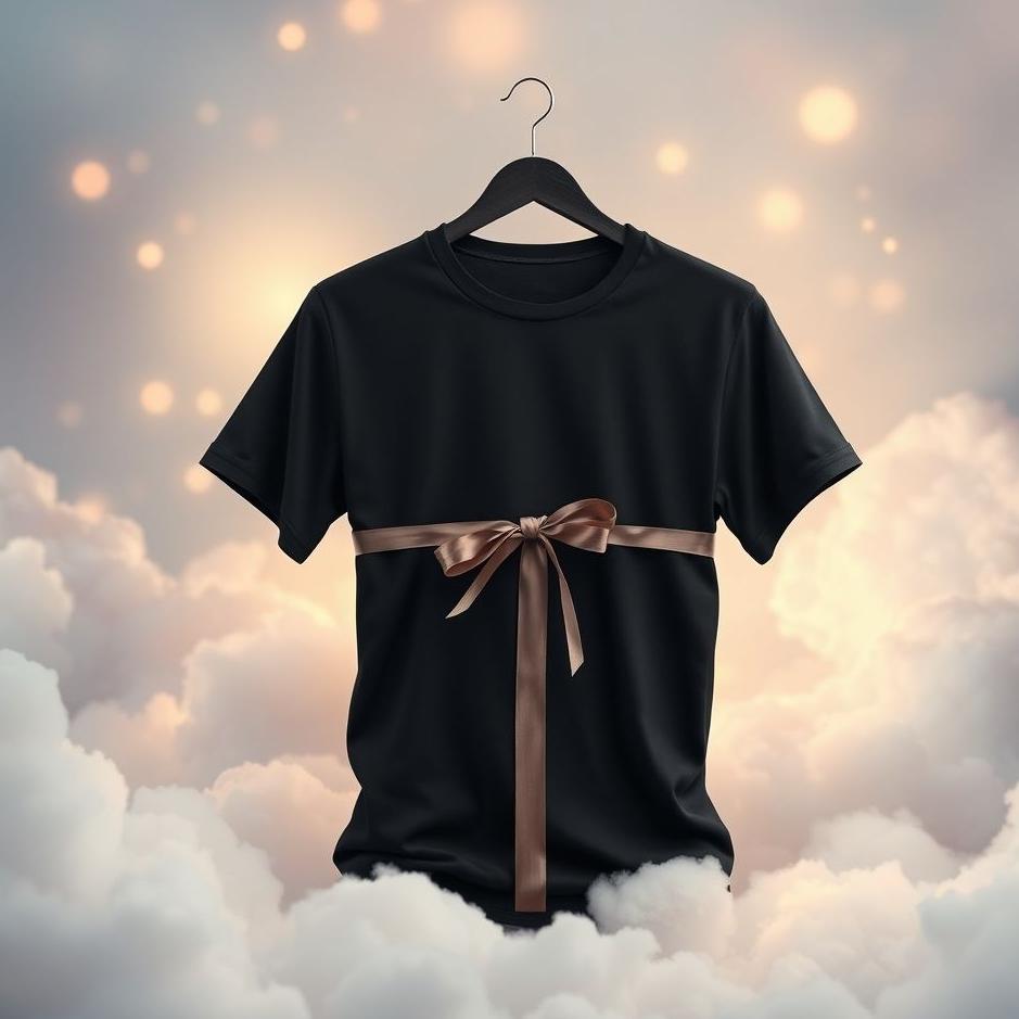 Dream : Black t-shirt as a gift in a dream