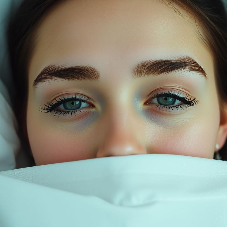 Dream : Black thin eyebrows in a dream