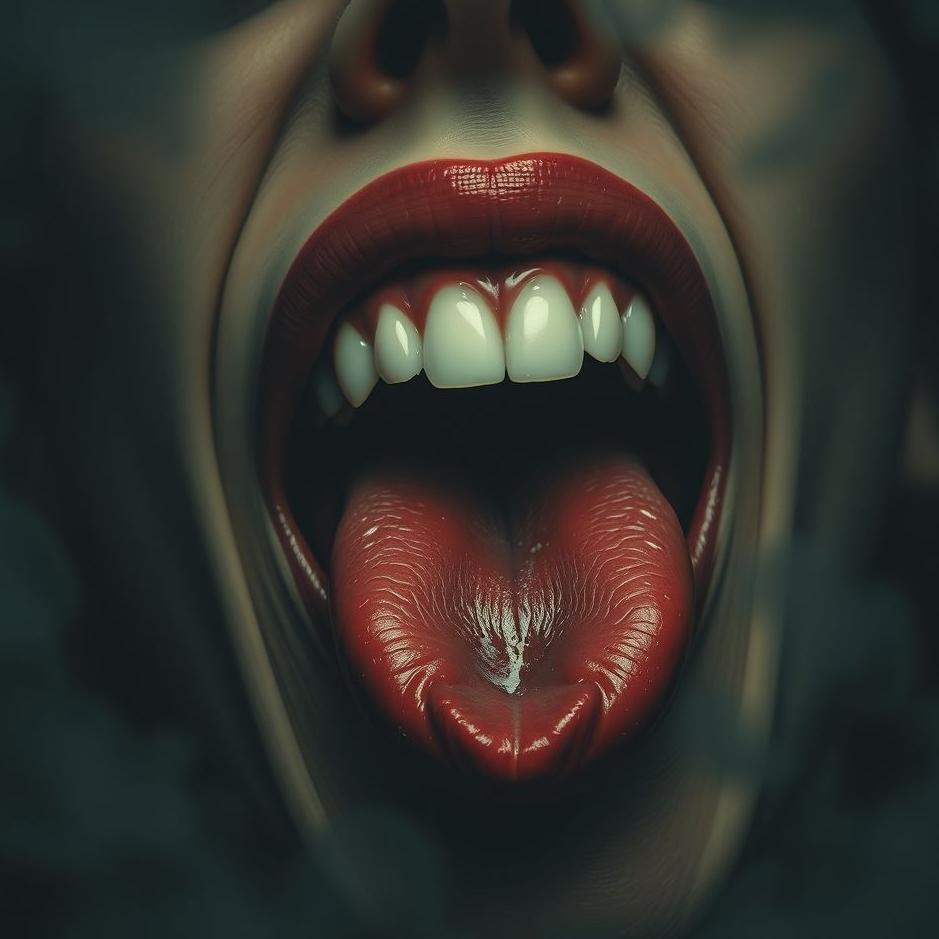 Dream : Black tongue in a dream