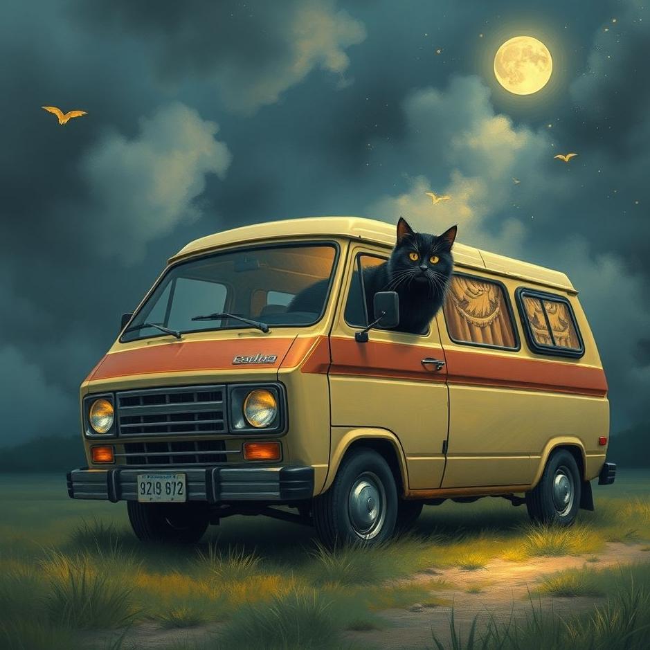 Dream : Black Van cat in a dream