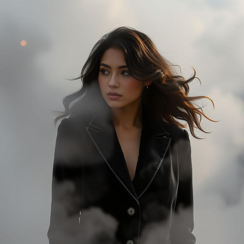 Dream : Black velvet jacket in a dream