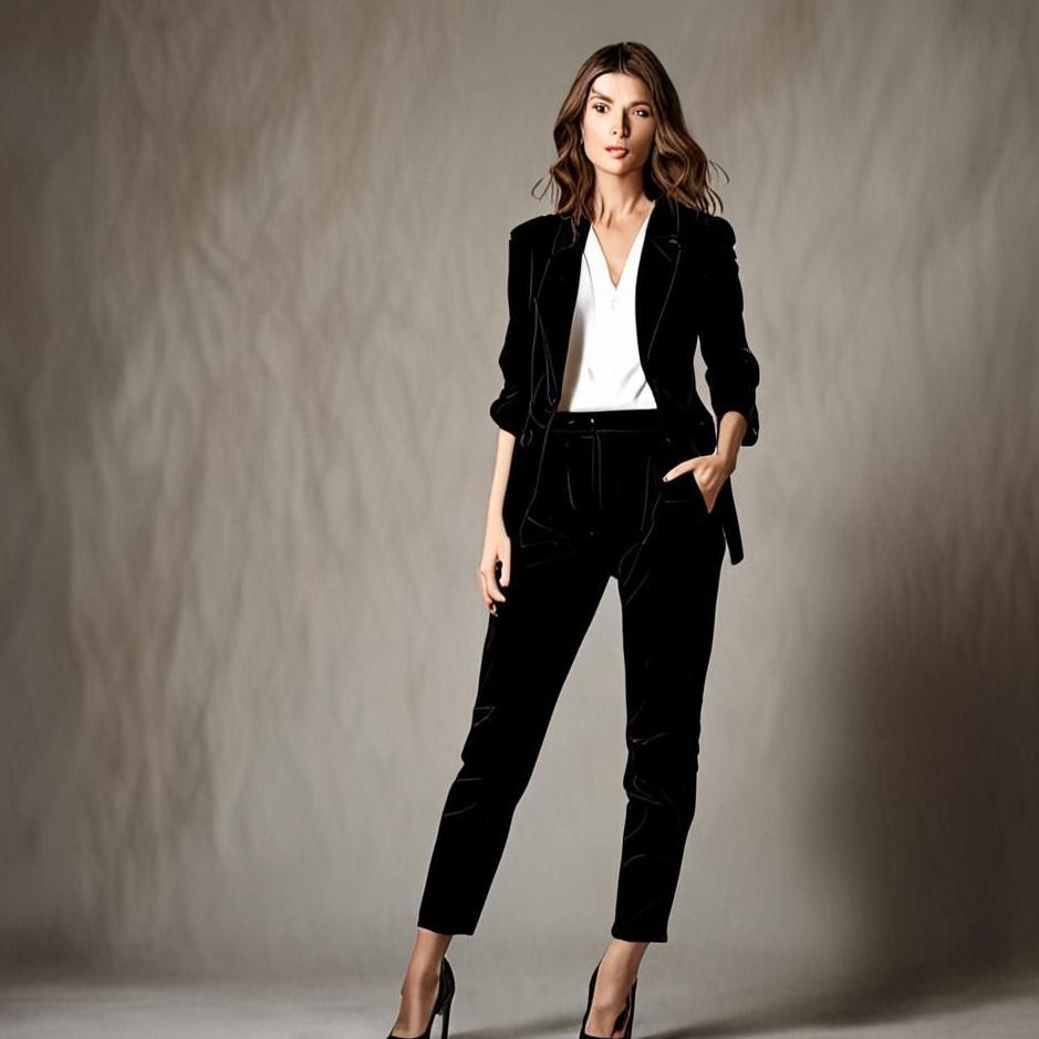 Dream : Black velvet trousers in a dream